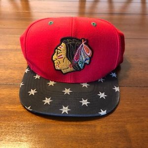 Chicago Blackhawks Mitchell and Ness SnapBack Hat